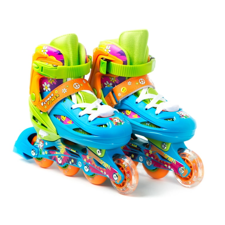 Nat&Jules アクティビティー プリンセス #5004720006 9jupf8b TITAN Flower Power Princess Girls Inline Skates with Light