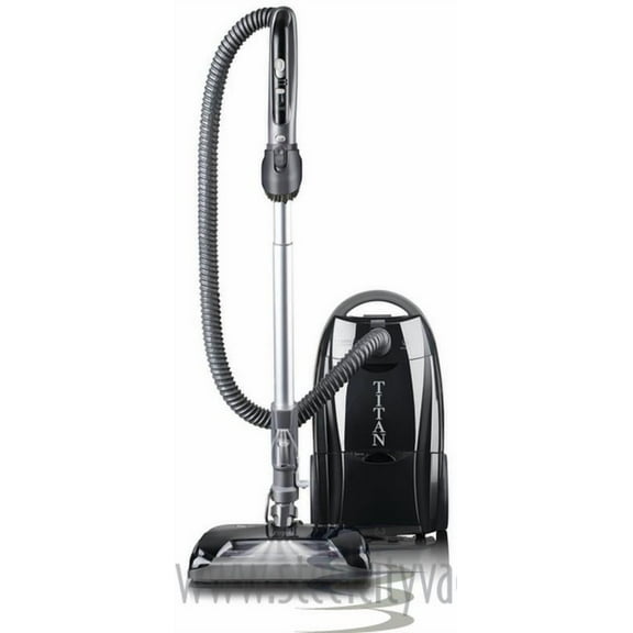 Titan T9500 Deluxe Canister Vacuum Cleaner HEPA Filter telescoping wand 8' hose