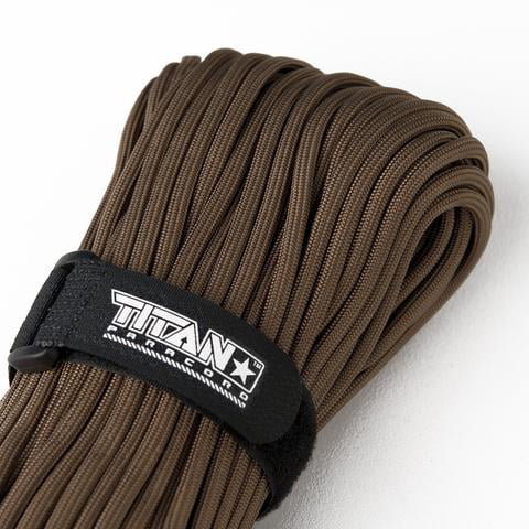 TITAN | 103 620 LB. TENSILE STRENGTH | Exceeds MIL-SPEC, Type III 550 Paracord Standards. 7 Strand, 5/32" Diameter, 100% Nylon Military Parachute Cord, with Paracord eBooks. -
