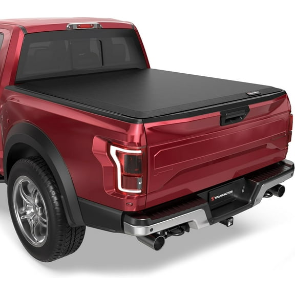 TITANICMOTOR 5FT Roll Up Tonneau Cover Soft for 2019-2023 Ford Ranger Truck Bed