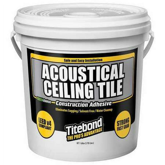 TITEBOND Ceiling Tile Adhesive, Gallon, Beige