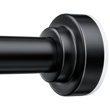 TITGIPE No Drill Telescopic Shower Curtain Rod | 26-76" Adjustable Spring Tension Rod with Anti-Skid Design | Rust-Resistant Stainless Steel for Bathroom