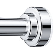TITGIPE No Drill Telescopic Shower Curtain Rod 32-80" Adjustable Spring Tension Rod with Anti-Skid Design Rust-Resistant Stainless Steel for Bathroom