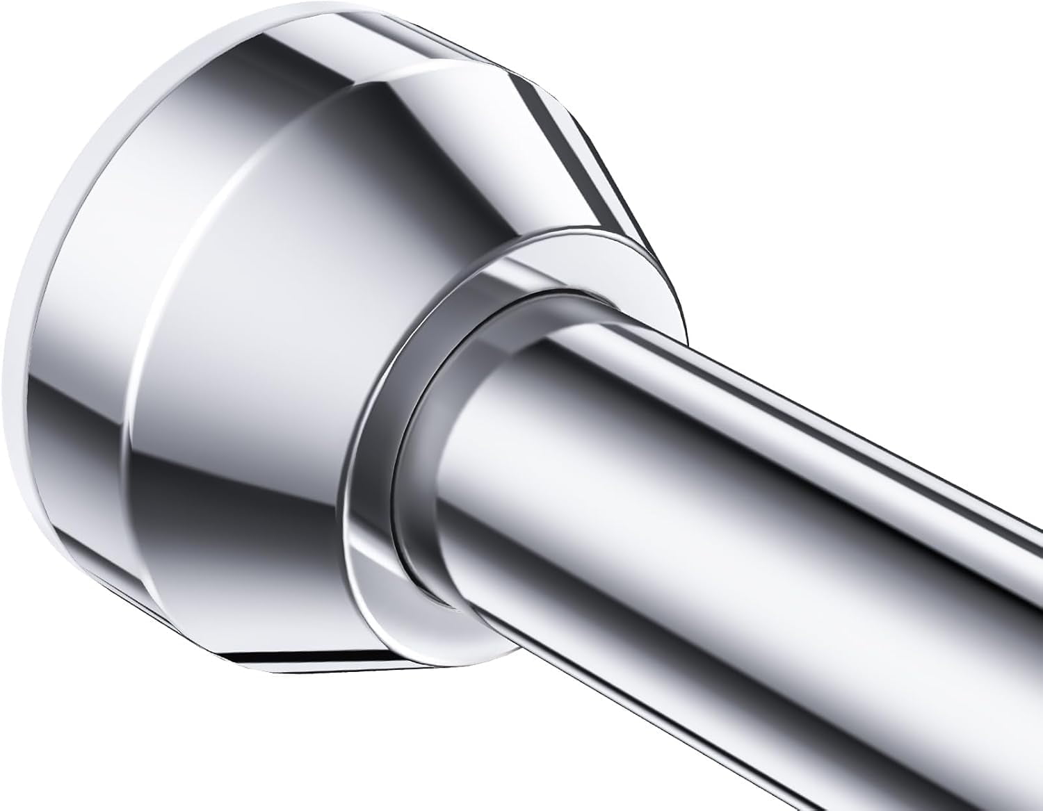 TITGIPE No hole telescopic shower curtain rod | 27-76 inches adjustable anti-skid spring rod | stainless steel rust resistance design | bathroom upgrade artifact no hole telescopic bath curtain rod