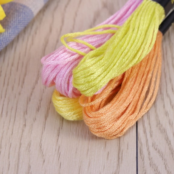 TITINICE 100 Pieces Floss Sewing Thread Set Double Mercerized for Cross Stitch Projects