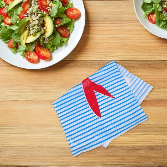TITINICE 100-Pack Disposable Cooking Aprons Sleeveless for BBQ, Seafood, Kitchen and Food Prep Use