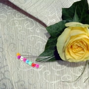 TITINICE 100Pcs Acrylic 8x51mm Decorative Pins for Wedding Boutonniere and Fabric Sewing