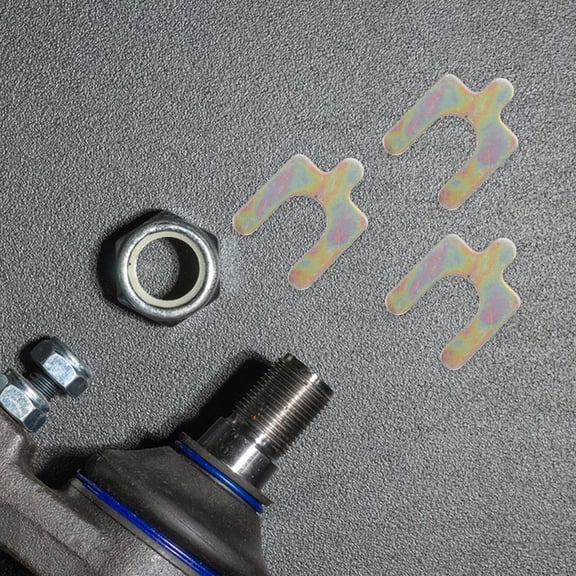 TITINICE 100Pcs Easy Install U Shaped Four Wheel Alignment Shims Golden for Automotive Camber Adjustment