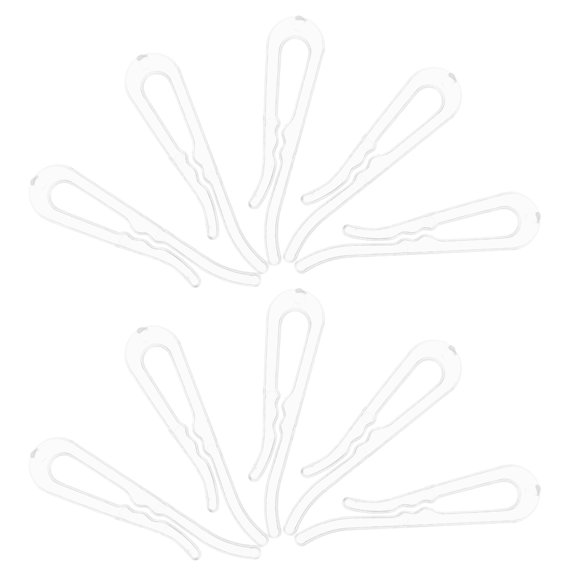 TITINICE 100Pcs Transparent Plastic Sock Clip for Home Use Safe Environmentally Friendly Multipurpose Cloth Clips