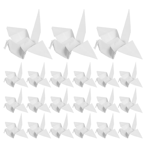 TITINICE 100Pcs White Origami Crane Paper Birds for Elegant Wedding Party Decorations