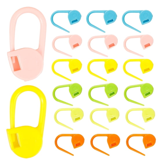 TITINICE 100pcs Crochet Stitch Marker Charms Multi-colored Plastic for DIY Enthusiasts in Handmade Creations