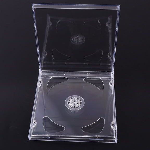 TITINICE 10PCS CD Display Box Portable Plastic for Home Cinema Friends Storage