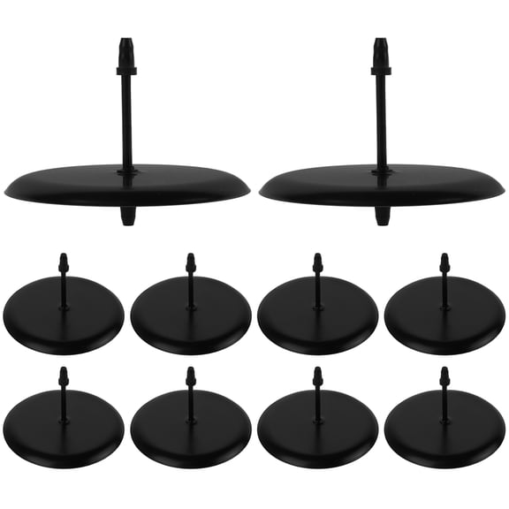 TITINICE 10-Pack Metal Candle Fixator Clips for Secure Candle Holders, Ideal for Thanksgiving and Christmas Decorations