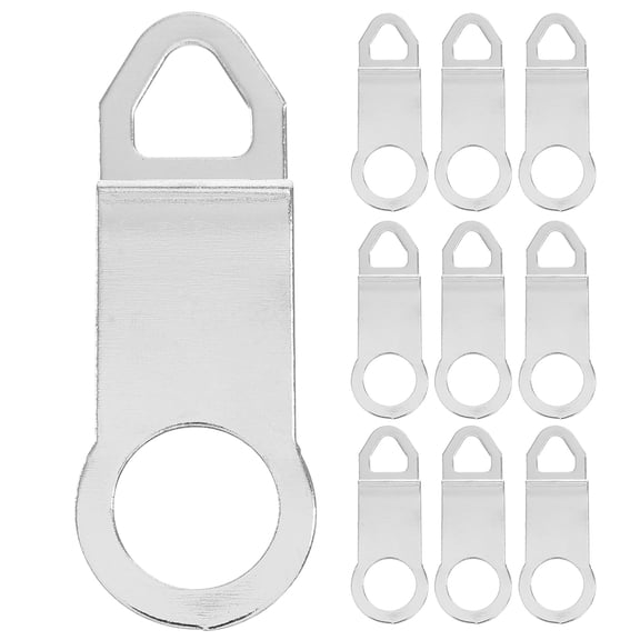 TITINICE 10Pcs Plated Silver Iron Clock Movement Hangers Durable Wall Clock Hooks for Easy Hanging and Replacement