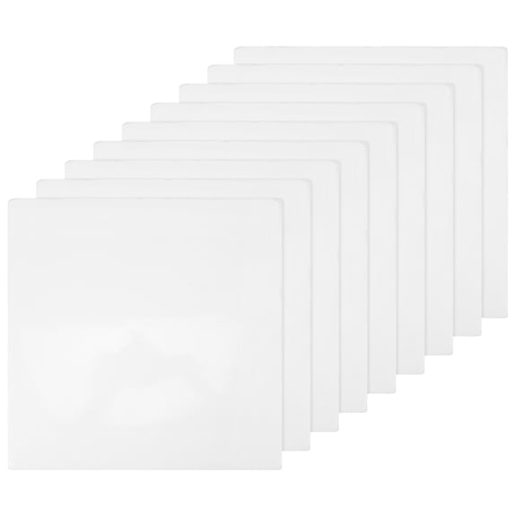 TITINICE 10-Pack White Square Cake Display Boards for Dessert Presentation, Sturdy Paper Trays Cake Serving