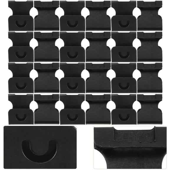 TITINICE 120Pcs Picture Frame Hooks Metal Wall Hangers Black Rust Proof for Home Photo Frames