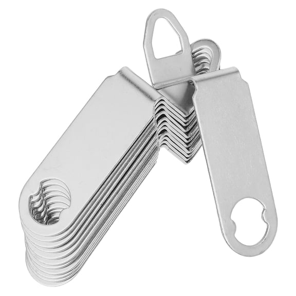 TITINICE 12Pcs Metal Clock Hooks Plated Silver for Quartz Wall Clock Mechanism with Antislip Durable Design