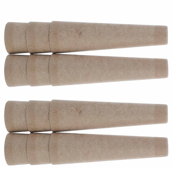 TITINICE 12Pcs Stable Yarn Spooler Tubes Khaki for Home Crochet and Hand Knitting Projects