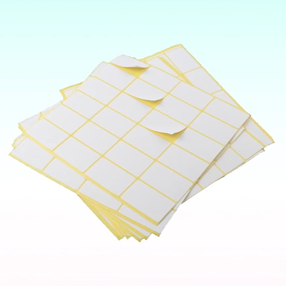 TITINICE Self Adhesive Blank Stickers White for Marking Bottles Containers 15Pcs
