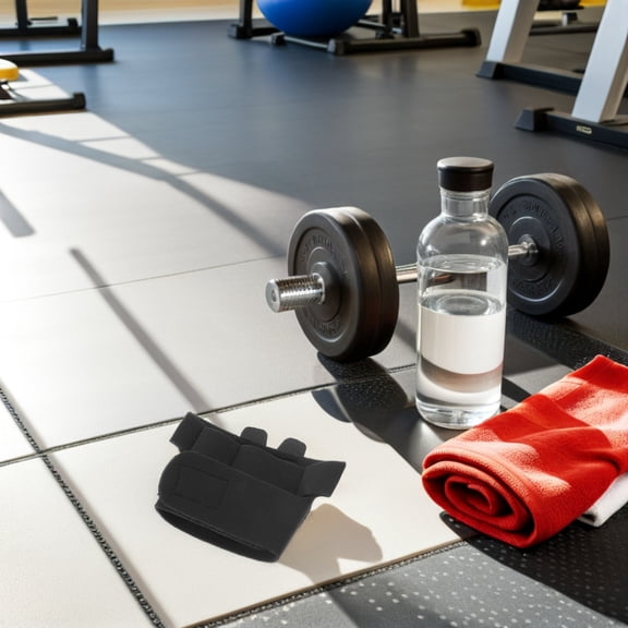TITINICE 1Pair Durable Washable Gym Grips with Pressure Dispersion for Weight Training