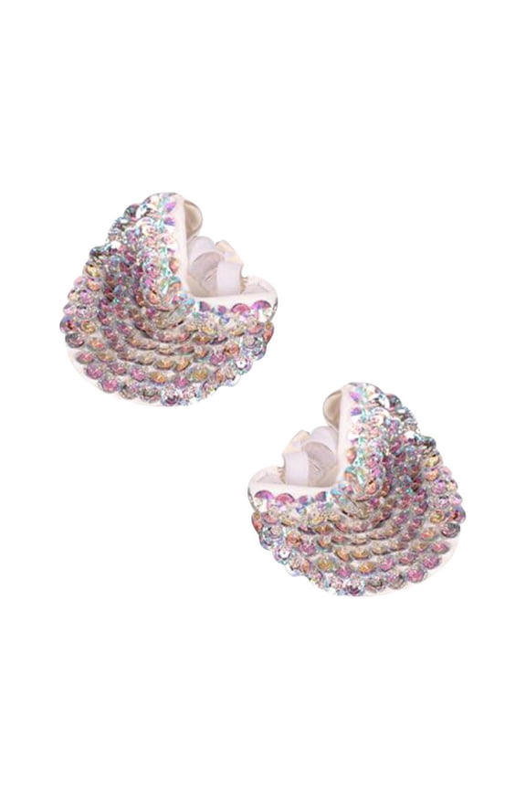 1Pair ce Shoes Multi Color for Ballet Jazz Ballroom with Elastic Band Design