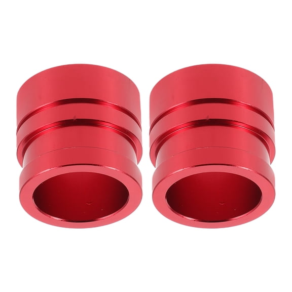 TITINICE 1Pair Red Off Road Motorcycle Front Wheel Spacer Aluminum Alloy for Corrosion Resistance