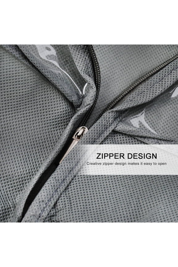 1Pc Grey Clothes Cover for Home Dust Moisture and Pet Hair Shield with Folding Design