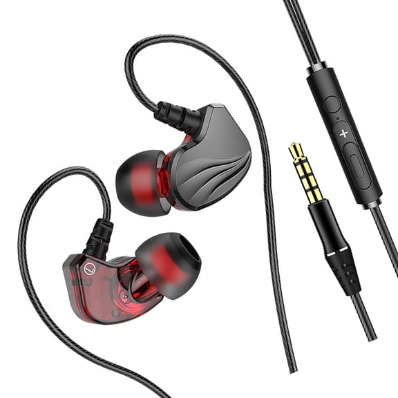 TITINICE 1Pc in-Ear Earphones with Volume Control High Fidelity Bass for Mobile Phones Tablets