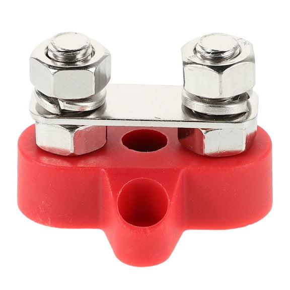 TITINICE 1Set 48V Heavy Duty Dual Stud Terminal Junction Block for Car Rv and Marine Battery Power Distribution