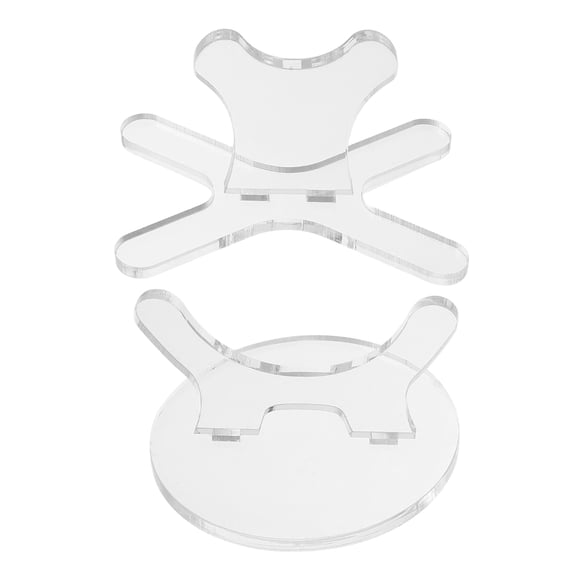TITINICE 1Set Acrylic Baseball Bat Display Stand Clear Desktop Holder for Baseball Softball Bats