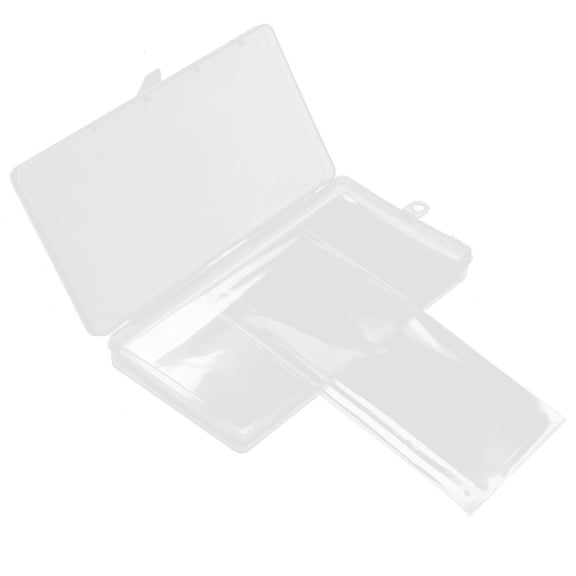 TITINICE 1Set Clear Paper Money Collection Box Transparent Money Sleeves Protector for Bills