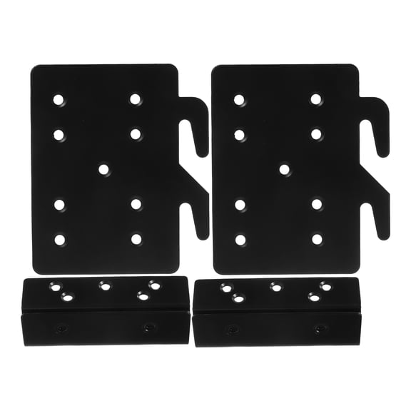 TITINICE 1Set Iron Bed Rail Hook Receiver Bracket Bed Frame Fasteners Headboard Attachment Accessories