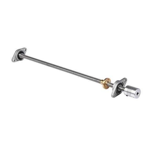 TITINICE 1Set Metal T8 Lead Screw with Threaded Rod and Nut for DIY Cnc Mill and 3D Printer