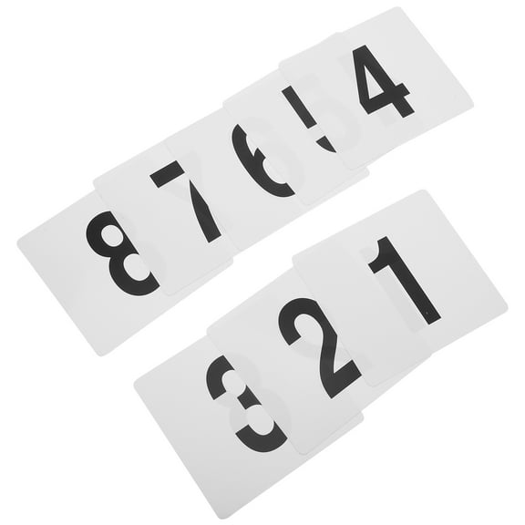 TITINICE 1Set Reusable Plastic Number Tags Double Side Table Cards for Wedding and Restaurant Use