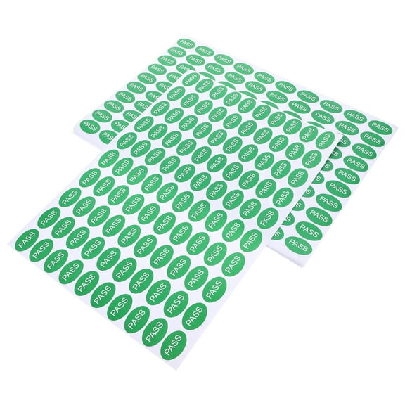 TITINICE 2000Pcs Passed Sticker Labels for Qc Testing in Warehouse with Clear Print and Weather Resistant