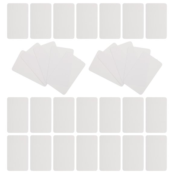 TITINICE 200Pcs Revision Cards White Cardstock Double Sided Blank Flash Cards for Vocabulary Study and Classroom Use