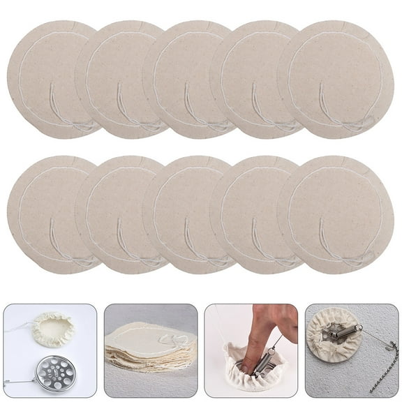 TITINICE 20Pcs Round Coffee Filter Cloth Cotton Material for Espresso