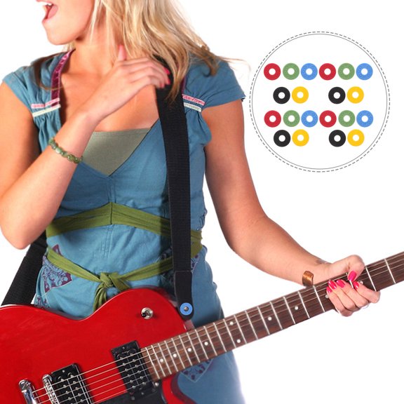 TITINICE Guitar Strap Locks 20Pcs Quick Release Anti-Drop Design Assorted Colors