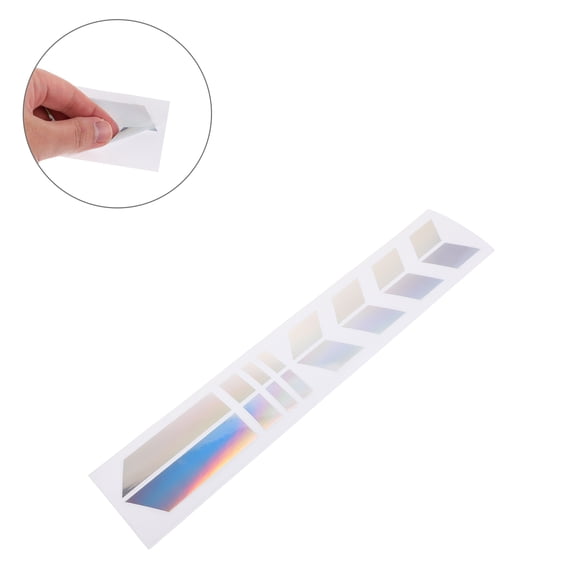 TITINICE Automotive Headlight Reflective Sticker Orange Holographic Laser Material 20Pcs