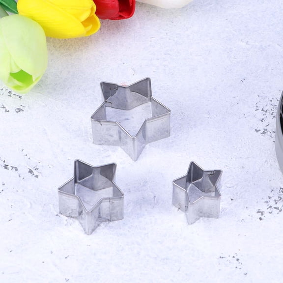 TITINICE 24 Pcs Baking Tools Stainless Steel Cookie Mould for Professional Bakers DIY Projects