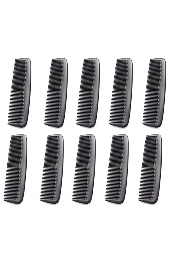 24Pcs Beard Mustache Combs and Pocket Hair Combs Black Designed to Avoid Pulling and Tangling