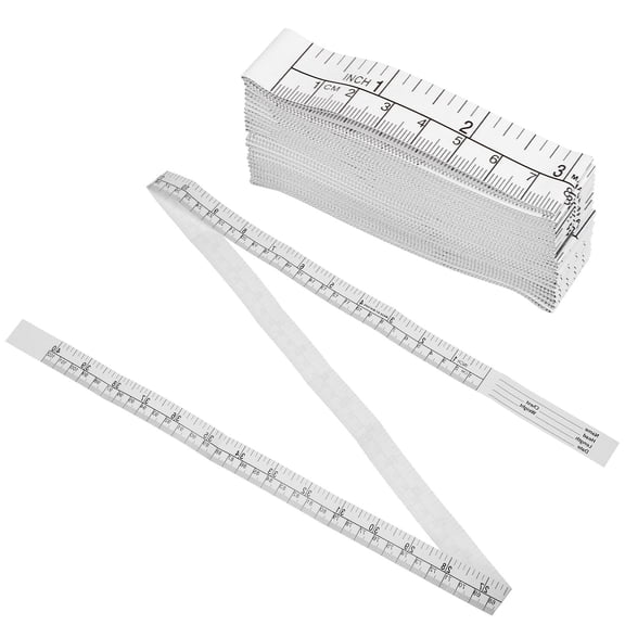TITINICE 25Pcs Paper Measuring Tape Disposable with Multi Color and Accurate Measurement Features