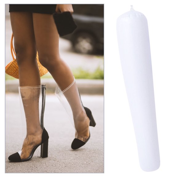 TITINICE 2Pairs Inflatable Boot Keeper White Boot Stands for Tall Boots Shoe Accessory