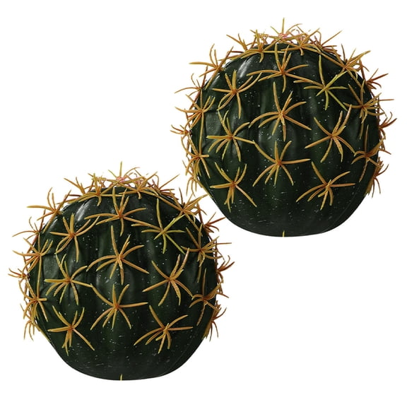 TITINICE 2Pcs Car Accessory Green Foam Antenna Balls with Fun Cactus Design