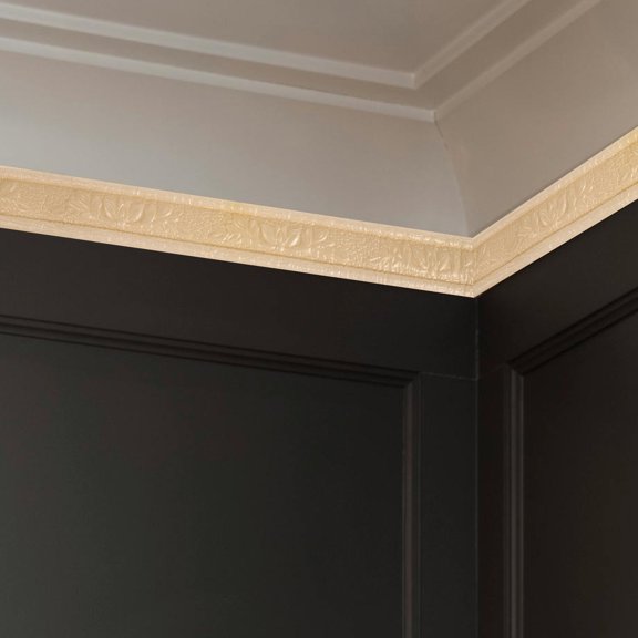 TITINICE 2Pcs Durable Thickened Baseboard Border Peel and Stick Wall Trim Sticker for Tile Edging