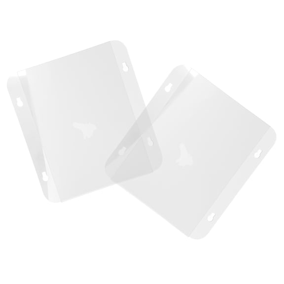 TITINICE 2Pcs Sturdy Plastic Display Stand with Transparent Frame and Suction Cups