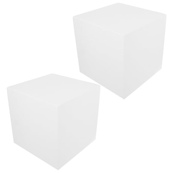 TITINICE 2Pcs White Foam Craft Blocks for Floral Arrangements Modeling and Sculpture Projects