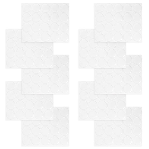 TITINICE 300Pcs Transparent Acrylic Stickers for Creating 3D Look on Bottles and Craft Items