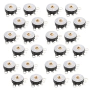 TITINICE 30Pcs Durable Audio Potentiometer with Switch for Stereo Volume Adjustment Easy Installation