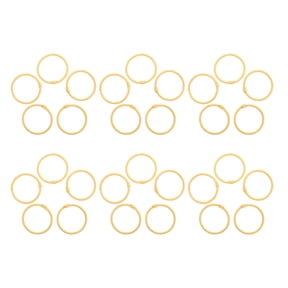 TITINICE 30-Pack Yellow Metal Openable for Office, Book Binding, Planner, and Flexible Organization Solutions